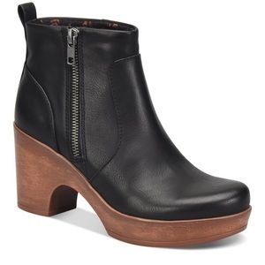 NWT b.o.c. Blakelynn Platform Wedge Zip Ankle Booties